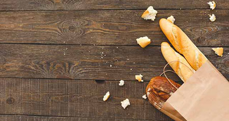 3-Sekunden-Regel: Brot auf dem Boden