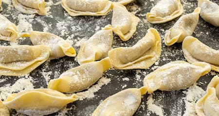 Die Nudel heißt casoncelli