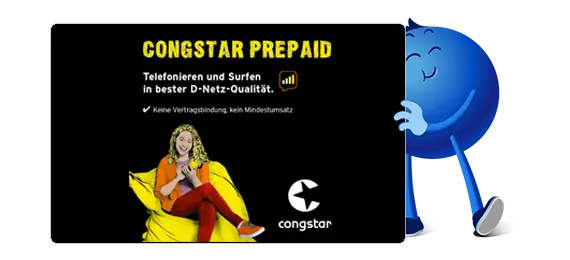 Hol dir jetzt dein congstar Prepaid mit deinen PAYBACK Punkten.