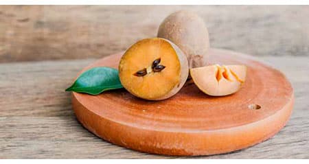 Dieses Obst ist eine: sapodilla