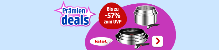 PAYBACK Prämien: Tefal Aktionsangebote mit bis zu 57 % Rabatt auf Pfannen- und Topf-Sets