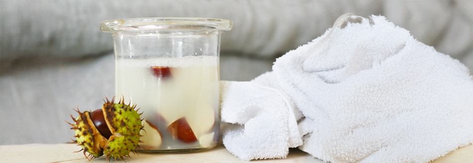 Wäsche waschen mit Kastanien