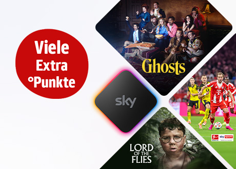 Viele Extra Punkte und einfach fernsehen mit Sky Stream.