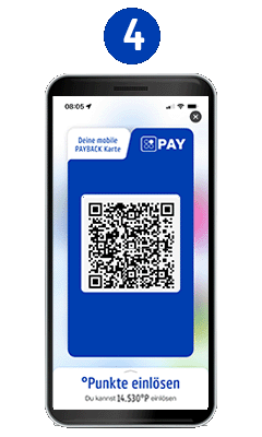 QR Code an der Kasse scannen