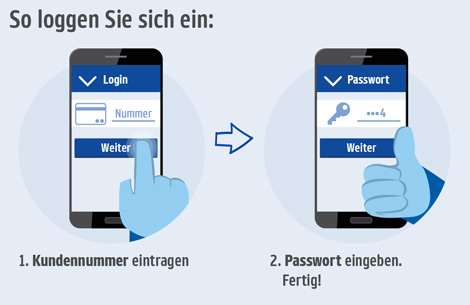 So loggen Sie sich ein