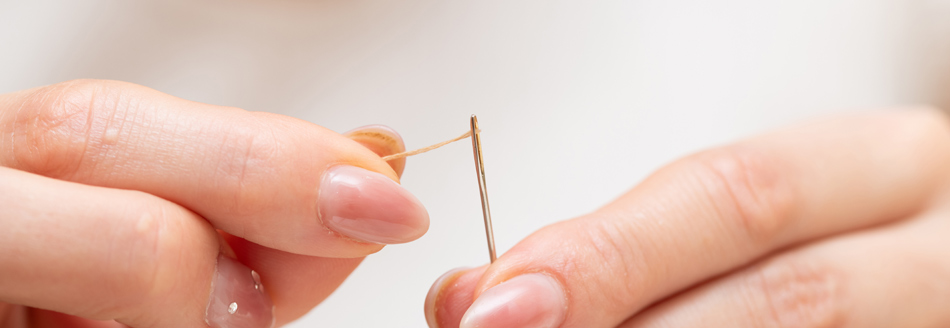 Life-Hack: Garn einfädeln im Nu