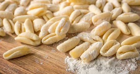 Die Nudel heißt cavatelli