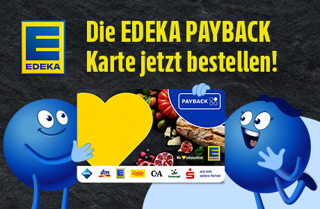 Hier die Edeka PAYBACK Karte bestellen