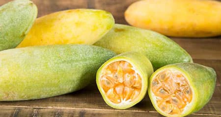 Dieses Obst ist eine: curuba