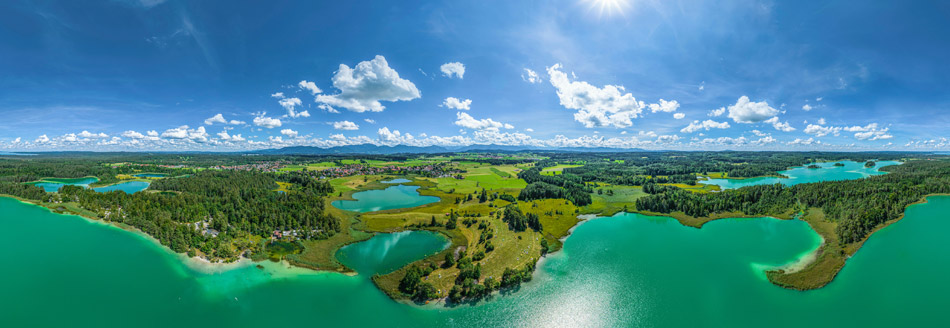Die Osterseen im wunderschönen Bayern