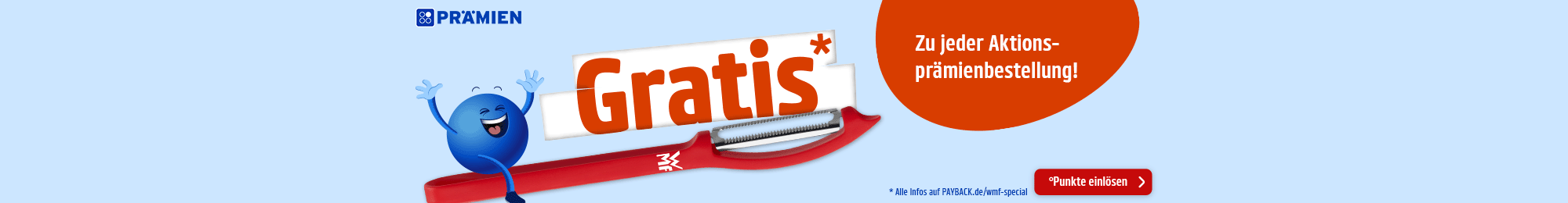 PAYBACK Prämien: Punkte einlösen und Gemüseschäler dazu bekommen.