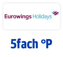 Jetzt bei Eurowings Holidays 5fach punkten. Hier klicken.