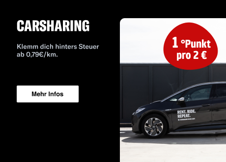 Carsharing ab 0,79 € pro kilometer
