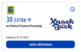 Aktiviere hier den 30 Extra-Punkte Coupon auf Meine Pizzeria Pizzateig.