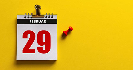 Aus der Kategorie Aha zum Thema schaltjahr