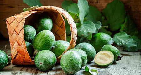 Dieses Obst ist eine: feijoa