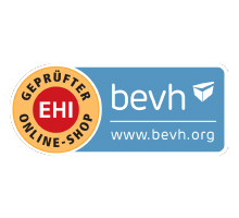 Geprüfter EHI Online-Shop. www.bevh.org