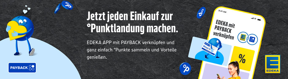 Jetzt hier PAYBACK mit der Edeka App verknüpfen.