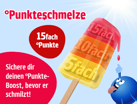 PAYBACK Prämien: 15fach Punkte auf alle Sachprämien! Achtung der Punkteboost schmilzt. Jetzt Punkte einlösen.