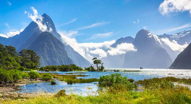 Der Milford-Sound in Neuseeland