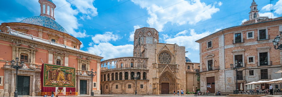 Platz der Heiligen Maria in Valencia