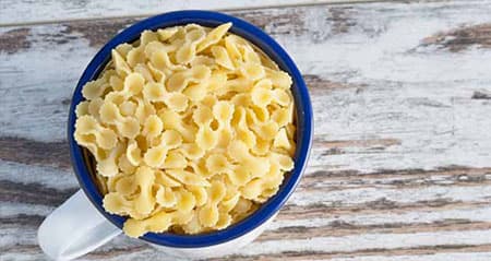 Die Nudel heißt farfalline