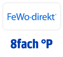 Jetzt bei FeWo-direkt 8fach punkten. Hier klicken.
