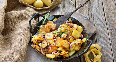 Gut gemachte Bratkartoffeln schmecken einfach himmlisch!