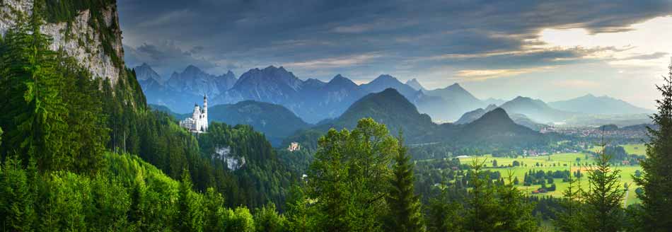 Schloss Neuschwanstein bei Hohenschwangau