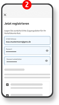 2. Registriere dich für die S-Vorteilswelt