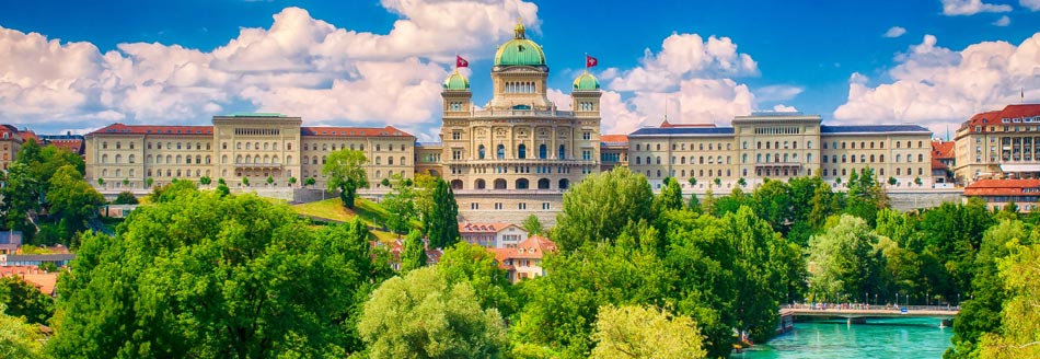Das Bundeshaus in der Schweizer Hauptstadt Bern
