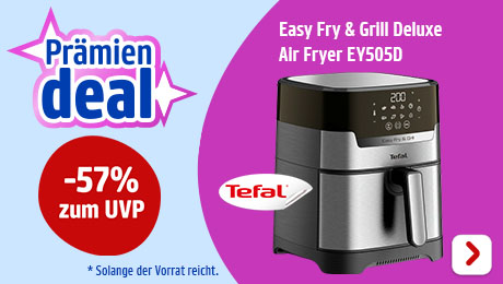 PAYBACK Prämien: Easy Fry & Grill Deluxe Air Fryer EY505D -57% zum UVP. Jetzt Punkte einlösen.