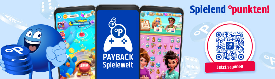 Die PAYBACK Spielewelt! Jetzt spielend °punkten und gewinnen!