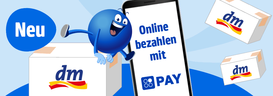 Neu! Jetzt mit PAYBACK PAY im dm Online-Shop bezahlen und °punkten. Gleich loslegen.