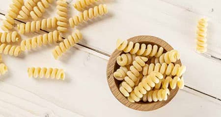 Die Nudel heißt fusilli-bucati-corti