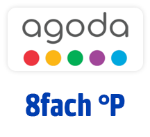 Jetzt bei agoda 8fach punkten. Hier klicken.