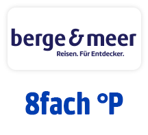 Jetzt bei berge & meer 8fach punkten. Hier klicken.