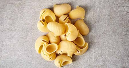 Die Nudel heißt lumaconi