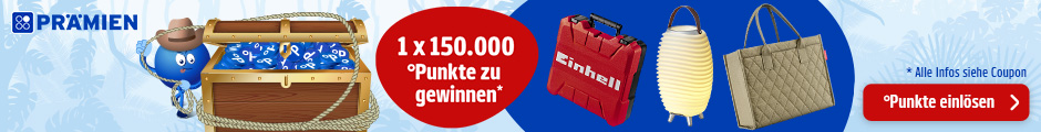 PAYBACK Prämien: Deine Chance auf 150.000 Punkte sichern. Jetzt Coupon aktivieren.
