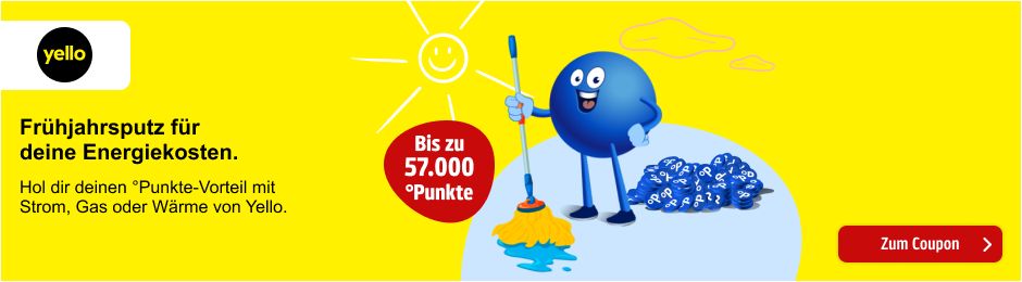 Jetzt Energieanbieter wechseln. Hier klicken, um zum Coupon zu gelangen.