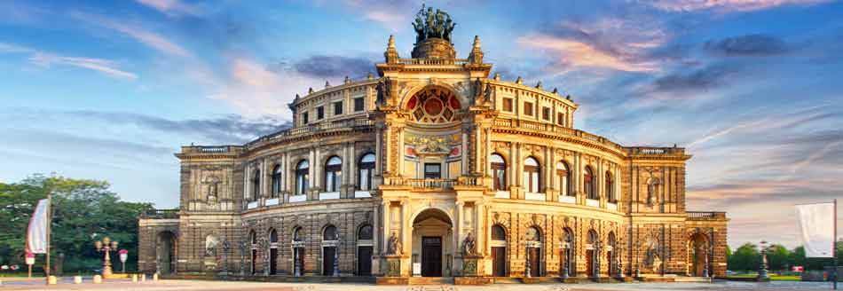 Die Semperoper in Dresden