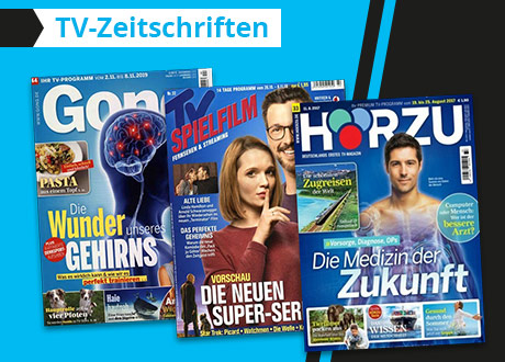 TV Zeitschriften hier aussuchen.