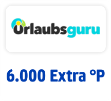 Jetzt bei Urlaubsguru 6000 Extra-Punkte sichern. Hier klicken.