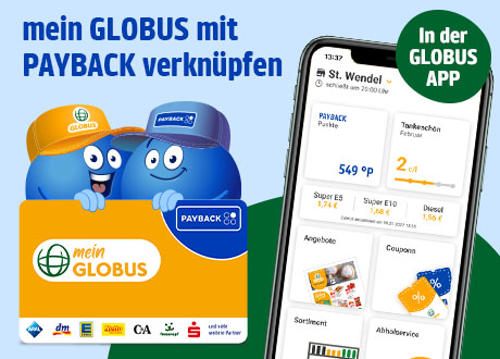 Mein GLOBUS mit PAYBACK verknüpfen: Jetzt Konten verbinden!