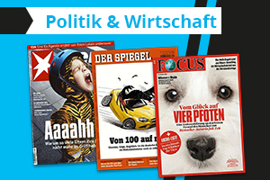 Politik- und Wirtschaftszeitschirften hier aussuchen.