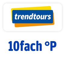 Jetzt bei trendtours 10fach punkten. Hier klicken.