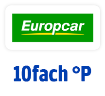 Jetzt bei Europcar 10fach punkten. Hier klicken.