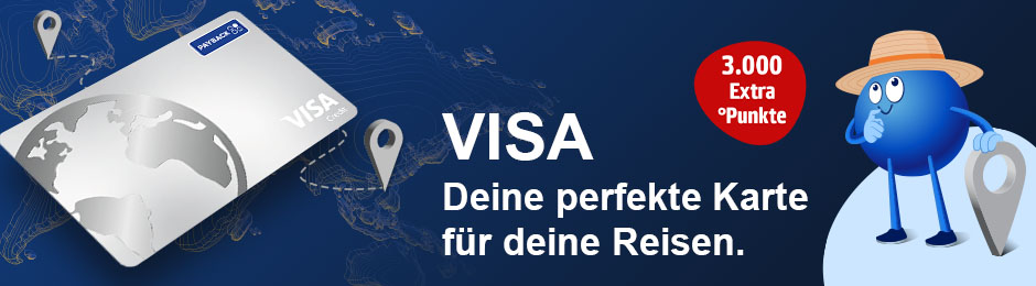 Die PAYBACK Visa Karte als perfekte Karte für deine Reisen