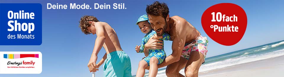 Der PAYBACK Online Shop des Monats im April 2026 ist Ernsting's Family: Deine Mode. Dein Stil