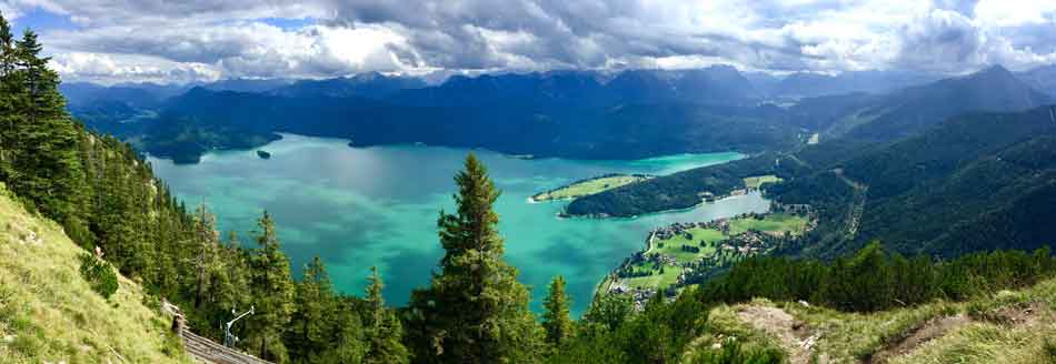 Unser Pointee ist am Walchensee